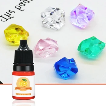 1 Nastavte 24 Farby Epoxidové Živice Pigment Priehľadný UV Epoxidové Živice Farbivo, Kvapalné pre UV Živice Sfarbenie Živice DIY Šperky, Takže Nástroj