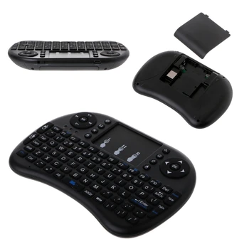 10piece i8 Keyboard mini anglická Klávesnica Herné Muti-funkcia Wireless Mini Klávesnice pre PS3 HTPC Smart TV Box
