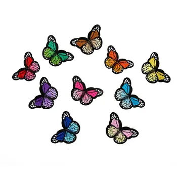 12pcs / set Motýľ Čipky Odevné Doplnky Vývozu Jemné Luk Rozpustné Výšivky Svadobné Šaty Children 's Odevy HOT Predaj