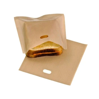 1PC NOVÝ Hriankovač Tašky Pre Grilovaný Syr Sendvičov Jednoduché opakované použitie Non-stick Zapečené Toasty Chlieb Tašky Veľkoobchod