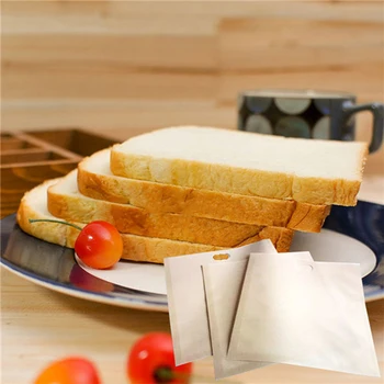 1PC NOVÝ Hriankovač Tašky Pre Grilovaný Syr Sendvičov Jednoduché opakované použitie Non-stick Zapečené Toasty Chlieb Tašky Veľkoobchod
