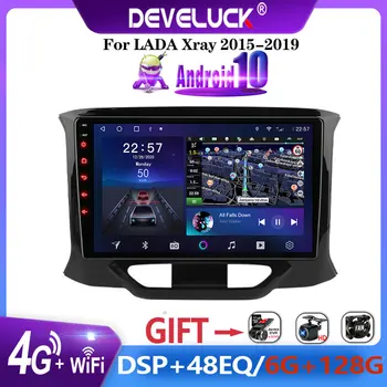 2 Din Android 10 autorádia Multimediálny Prehrávač Videa Pre LADA X Ray Xray-2019 Navigácie GPS 2din carplay Stereo IPS displej