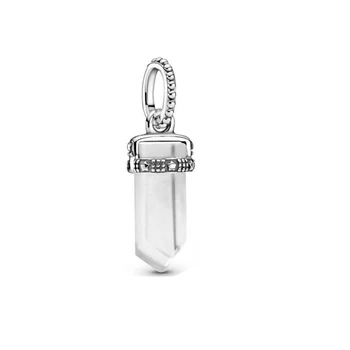 2021 Valentína Nové Fit Pôvodné Pandora Náramok 925 Sterling Silver Korálky, Fialové, Ružové a Biele Meč v tvare Amulet Charms