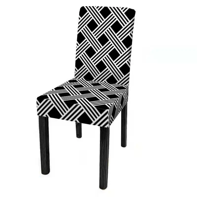 Zľava Nové 6pcs Mlieko Silk Tlačené, Kirkland Dining Room Chair Covers