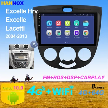 4G Android 10 autorádia Multimediálny Prehrávač Videa Pre BUICK Excell HRV Chevrolet Lacetti 2004-2013 Navigácie GPS audio 2 DIN DSP