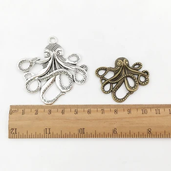 5 ks Octopus Charms Prívesky DIY Šperky Čo Zliatiny Zistenia Príslušenstvo Pre Náhrdelníky Náušnice