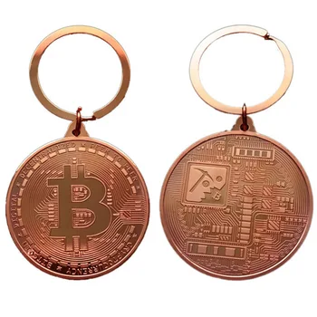 Bitcoints Zber Mincí Starožitné Darček Bitcon Umenie Prípade Suvenír Imitácia Pamätné Zlaté prívesok na BTC Kovové Dekor Veľký