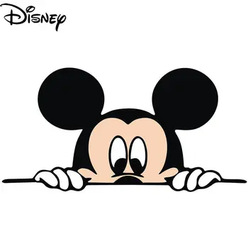 Disney Módne Roztomilý Kreslený Osobné Auto Dverí Nálepky Jednoduché voči Poškriabaniu Auto Dekorácie, Nálepky Mickey Minnie Pár