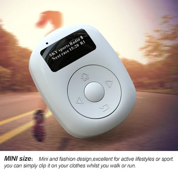 Hands Free Digitálne Rádio DAB ABS S Bluetooth Prenosné OLED Displej s Slúchadlo Nabíjací Kábel 35EA