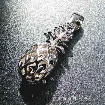 Havajská Šperky 925 Sterling Silver 9*18 mm Ananás Strieborný Náhrdelník Prívesok Pre Ženy