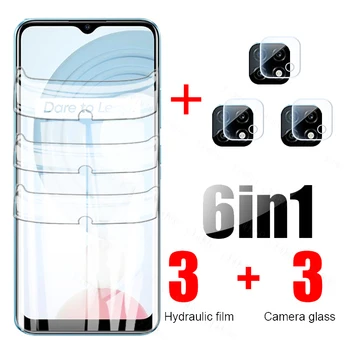 Hydrogel Film Realme C20 C21 C25 Úplné Pokrytie Fotoaparát Tvrdeného Skla Pre Oppo Realme C17 C11 C15 C12 7 6 8 Pro Screen Protector