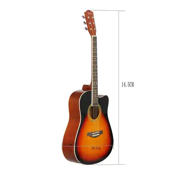 IRIN 41inch Lipa Gitara Rezu Gitara Drevené Hmatníkom Akustické Guitarra Hudobný Nástroj
