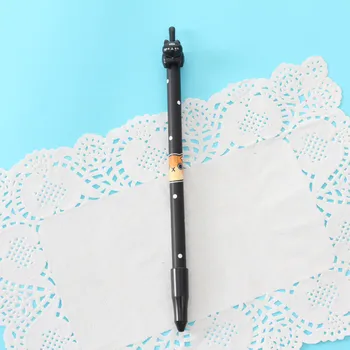 Kancelárske potreby kawaii roztomilý black cat cartoon pero rukoväť kreatívne školy kancelárske potreby gélové pero, kreatívne sladké roztomilý kreslený pero
