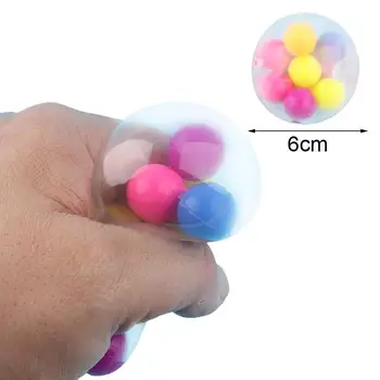 Kawaii Farebné Squeeze Rainbow Loptu Hračky Proti Stresu Ventilovať Stres Dospelých Loptu Úľavu Pre Deti Dekompresný Hračky, Zábavné Deti