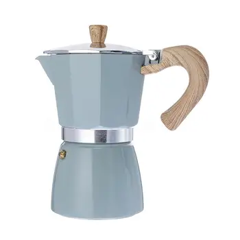 Kávovar Multicolor Hliníkové Mocha Latte Espresso Ražne Hrniec Varnou Doskou Moka Kanvice Prenosné Zariadenie Na Darček Veľkoobchod