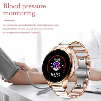 LIGE Módne Ženy Inteligentné Sledovanie Tepovej frekvencie, Krvného Tlaku Spánku Monitorovanie Multifunkčné fitness tracker Nepremokavé Smartwatch
