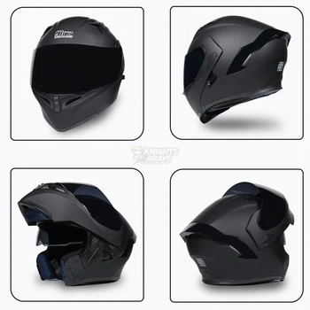Motocyklové Prilby Mužov Flip Up Casco Moto Racing Modulárny Duálny Objektív Motocross Moto Prilba Plnú Tvár Prilby Capacete 