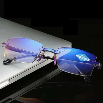 Nové 1PC Ultralight bez obrúčok Anti Modré Svetlo Okuliare na Čítanie Žiarenia Počítač Presbyopia Čitateľov spectacleso Reader Okuliare