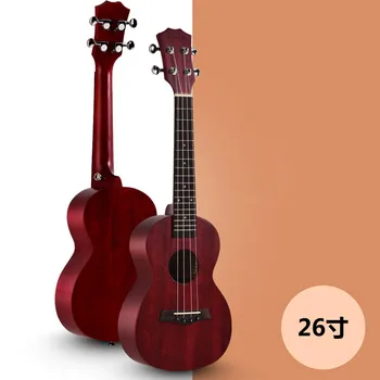 Nový 26 palcový malé gitara dreva folková gitara nástroj lipa gitara začiatočník dreva gitara mahagón 4 string gitara