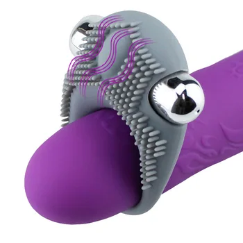 Oneskorená ejakulácia Penis krúžok Klitorálny G-bod stimulátor sexuálne hračky pre páry Erotické produkty USB nabíjanie vibrátor pre mužov