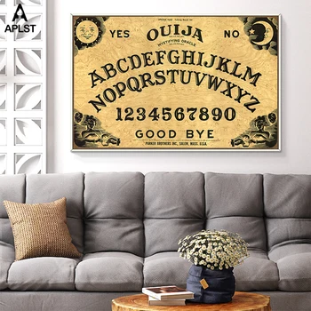 Ouija Board Plagáty na Stenu Umenie Výtlačkov Plátno na Maľovanie Domova Obrázky pre Spálne Obývacia Izba