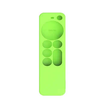 Prachotesný Mäkké Silikónové puzdro pre Apple TV 4K 2021 6. TV Remote Anti-drop Diaľkové Ovládanie Ochranný Kryt