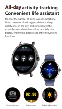 R18 Smart Hodinky Muži Ženy Srdcovej frekvencie Fitness Tracker pre Ovládanie Hudby Smartwatch Krvný Tlak Monitor Pre Android IOS PK S20 P8