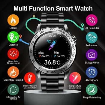 Smart Hodinky Mužov GPS Nahrávanie Tracku Šport Fitness Tracker plne Dotykový Teplota Monitora Srdcovej frekvencie Smartwatch Pre Huawei Xiao