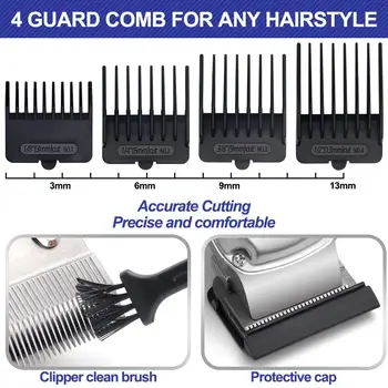 Strojčekov na strihanie vlasov, muži profesionálna vlasová rezací stroj pre holičstvo LCD tondeuse s LCD extra čepeľ kaderníctvo hair clipper set