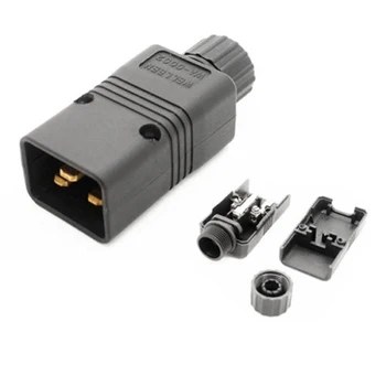 UPS Power IEC Samec C20 Zapojte Napájací Kábel Kábel Zapojte Rewirable 16A / 250V Užitočné