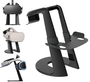 Vr Stojan, Virtuálna Realita Headset Displej Držiak Pre Všetky Vr Okuliare - Htc Vive, Sony Psvr, Oculus Rift, Oculus Ísť, Google Daydre