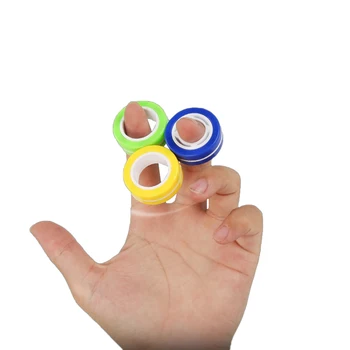 Vtipné antistresové Magnetické Krúžky Fidget hračky Magic Rekvizity Náramok Stres Rozbaľte Dekompresný Úľavu Dospelých, pre dieťa Dieťa Krúžok Hračka