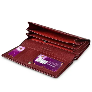WESTAL dámske Kožené Peňaženky Multi-farebné Billfolds Dámske Peňaženky, Kožené Veľké Luxusné Značky Žena Peňaženky Darček pre Ženu 8095