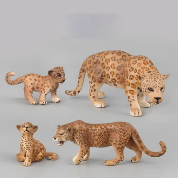 Zviera Leopard Model Akcie Obrázok Domček Pre Bábiky Hrať Súčasťou Deti Hračka